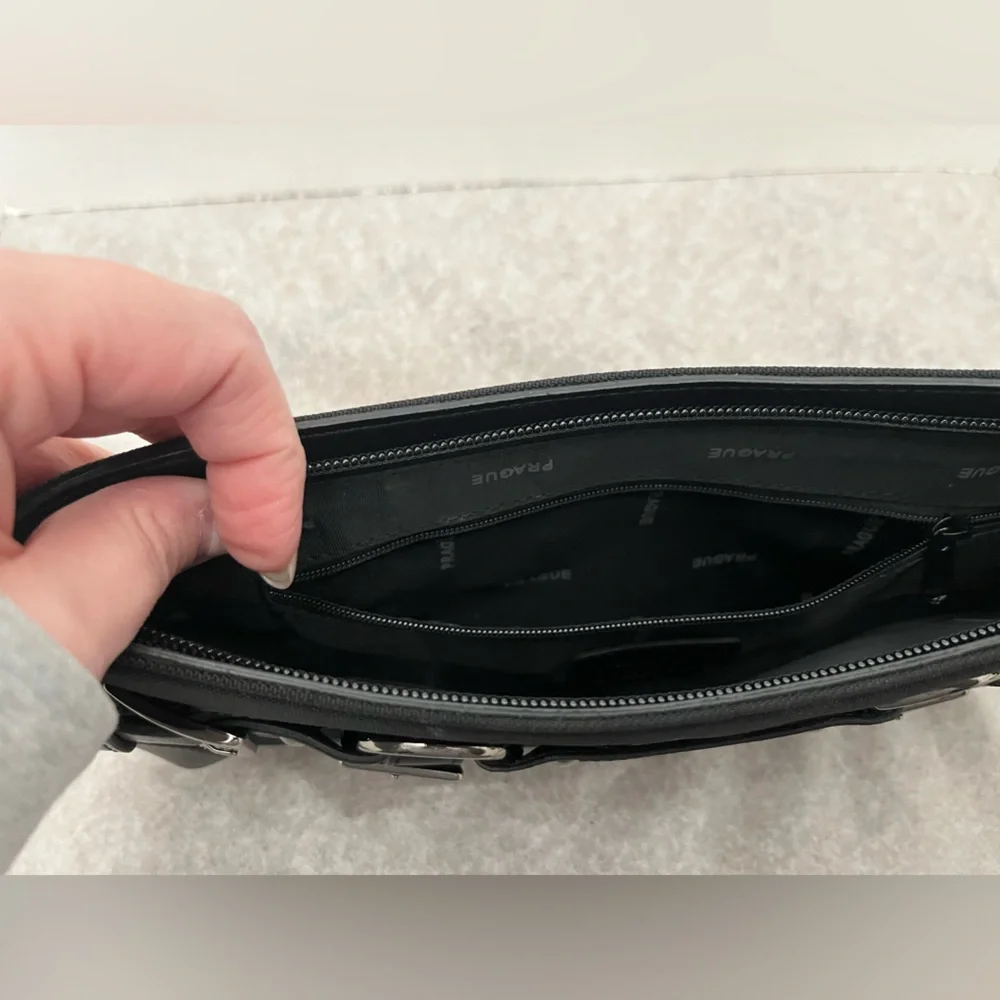 Prague Black Wristlet/Purse